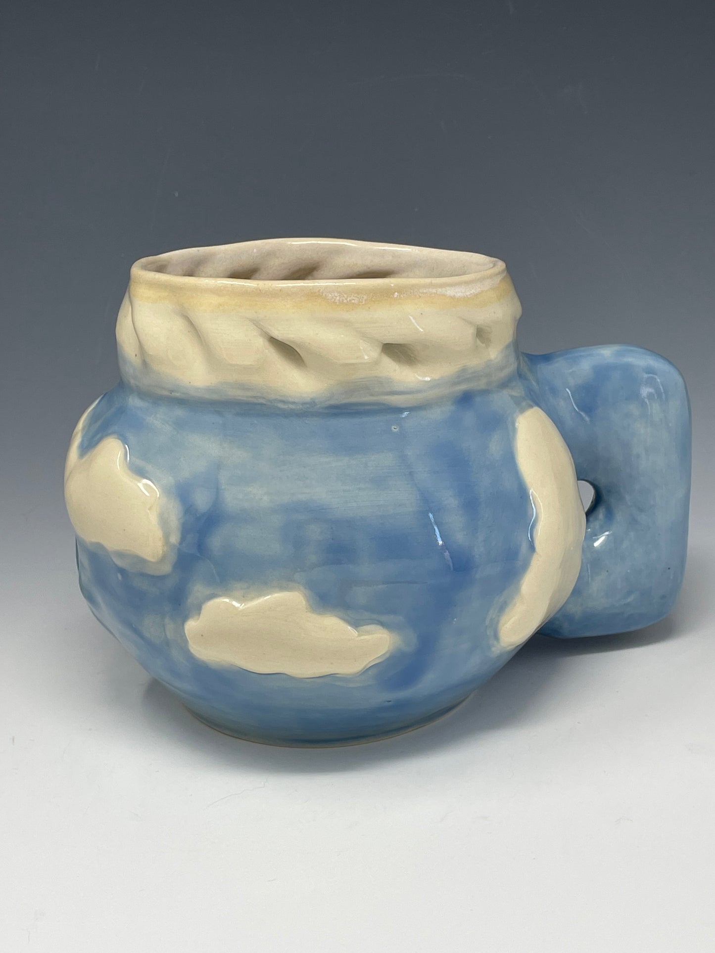 Cloudy Puffy Mug