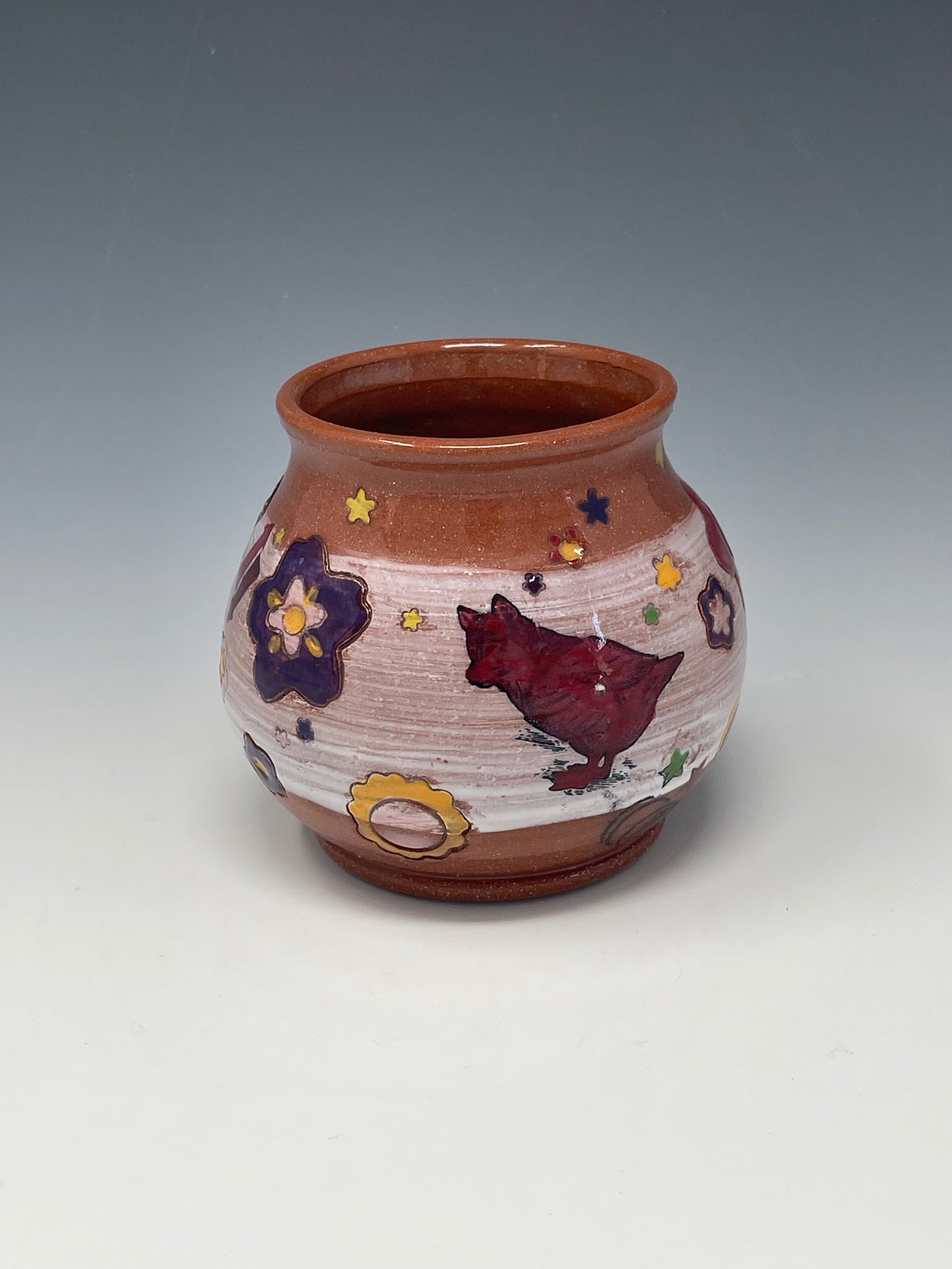 Goose-Wolf Brown Collage Tasting Cup