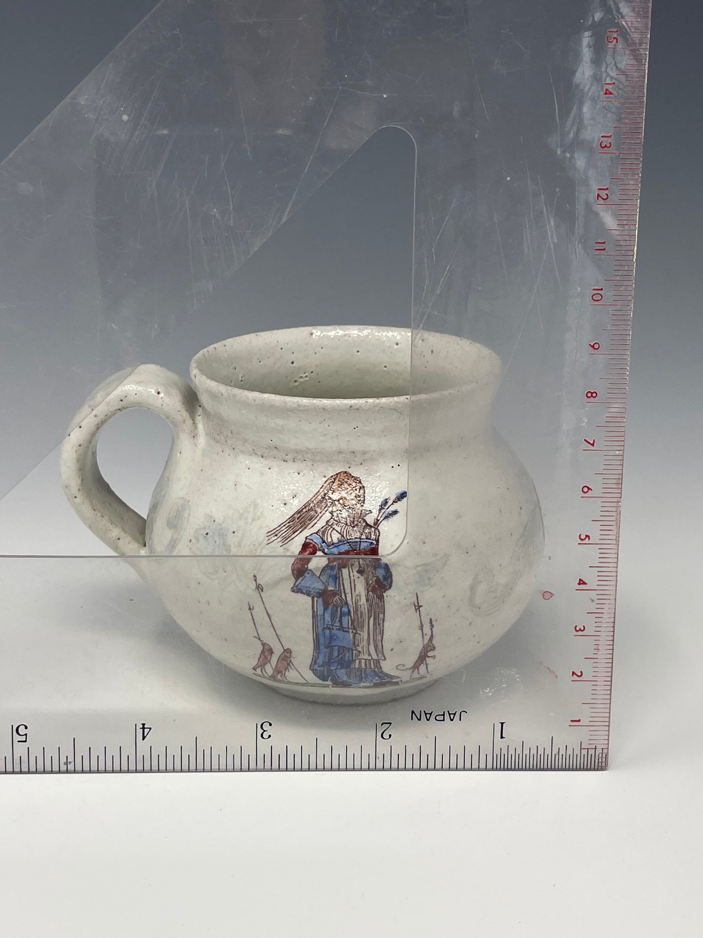 Blue Damsel and Snail Mug
