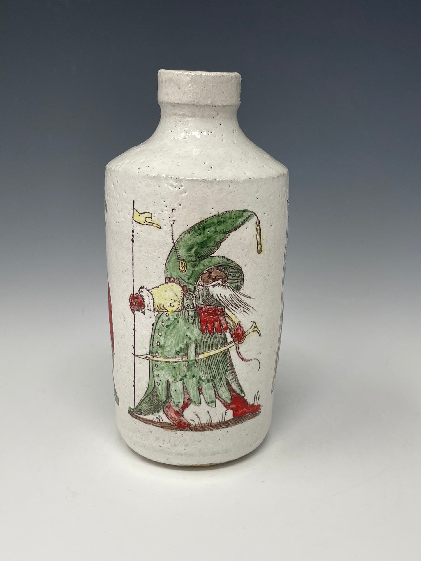 Saint George & Knights Bottle Vase