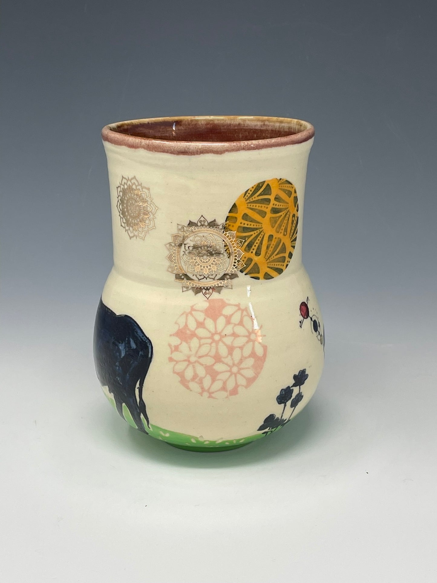 Butterflies and Floating Patterns Tumbler