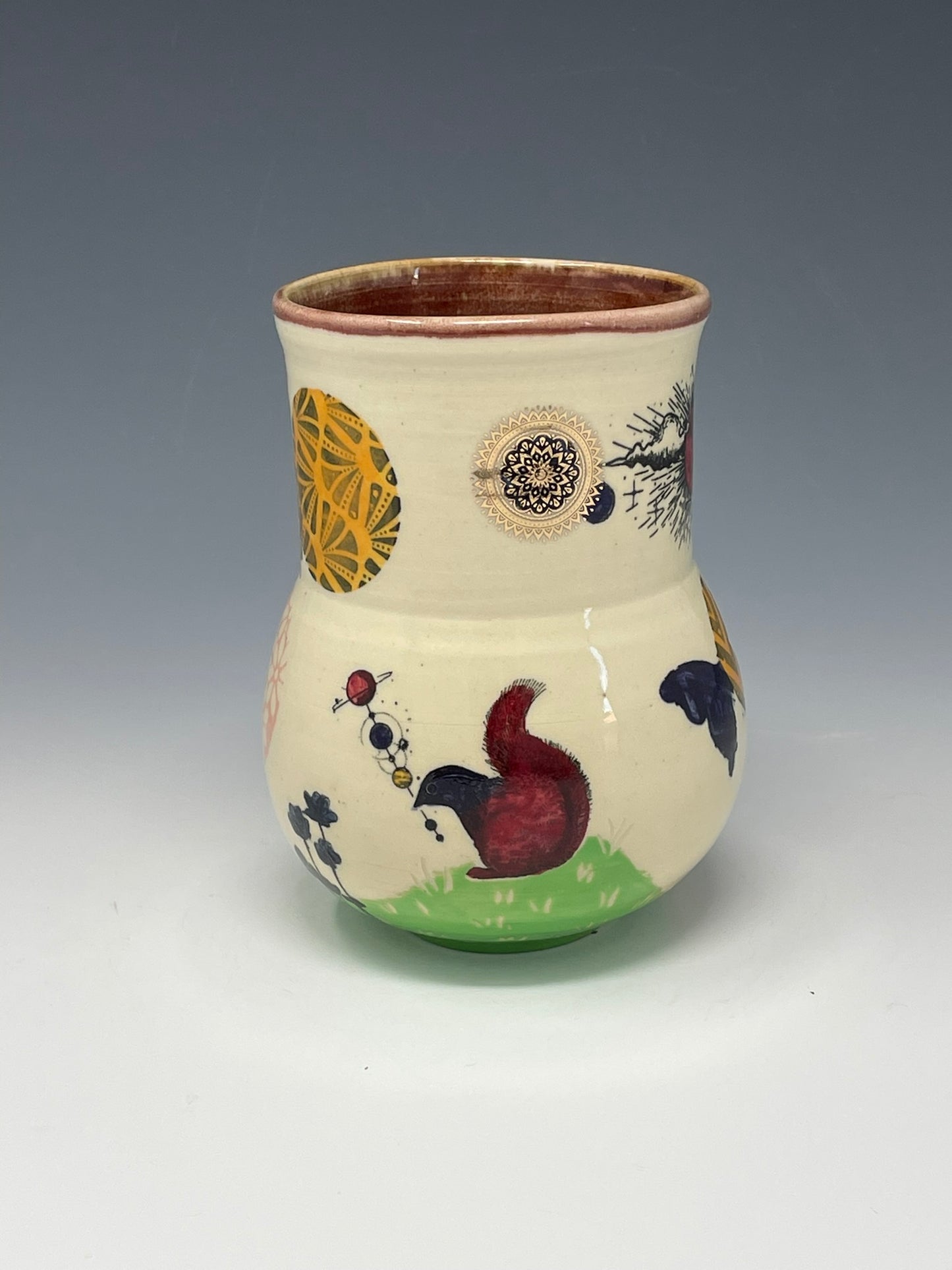 Butterflies and Floating Patterns Tumbler