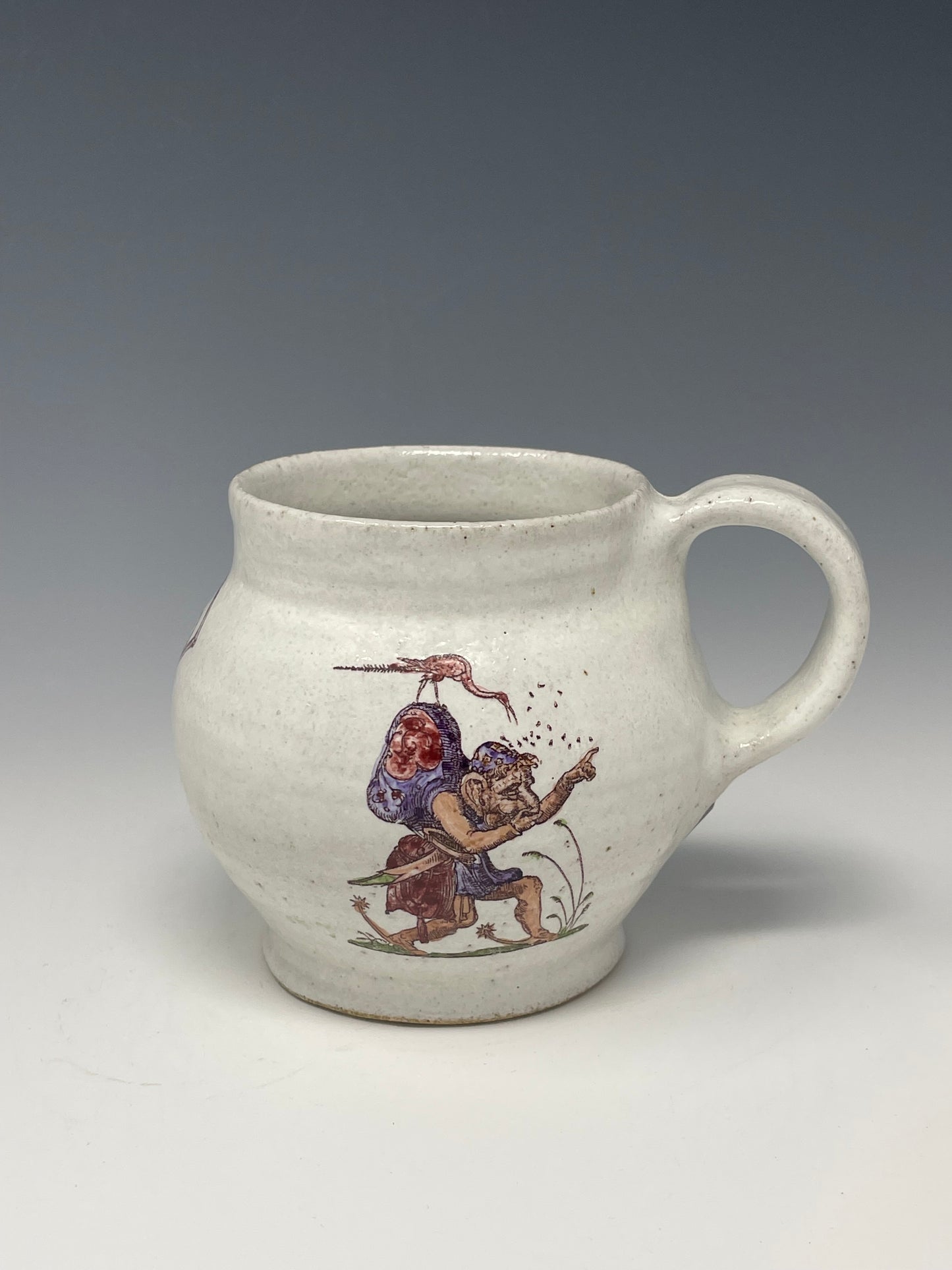 Blue & Purple Bear Hoggle Drummer mug