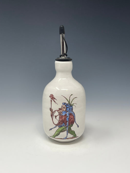 Blue & Green Drummer Oil bottle