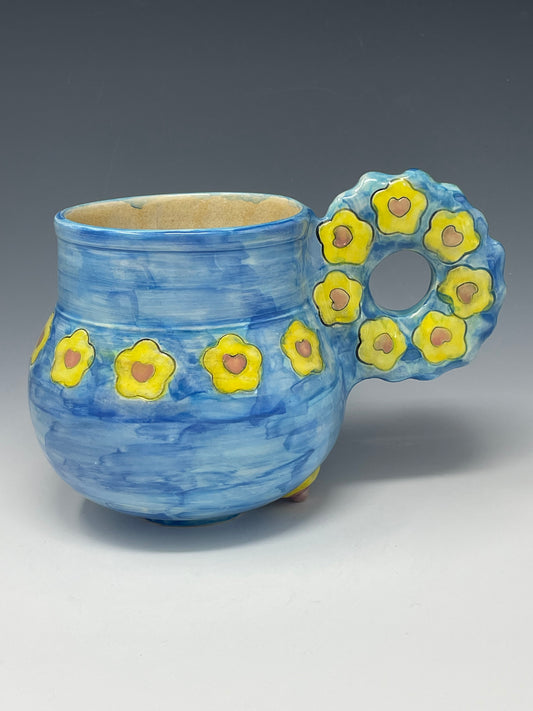 Puffy Daisy Mug