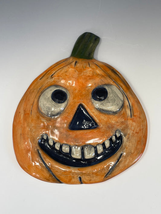Toothy Pumpkin Wall Hanging