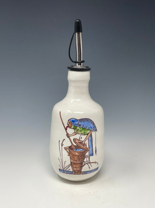 Green & Blue Tongue Cook Oil Bottle
