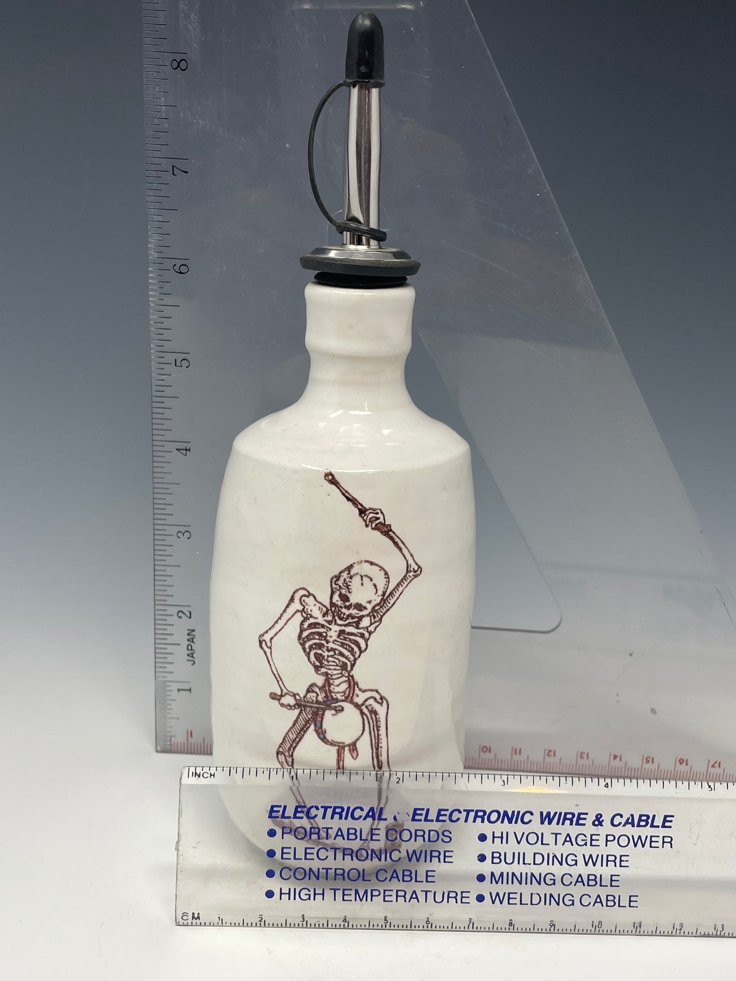 Purple & Red Brewer Bear Oil Bottle
