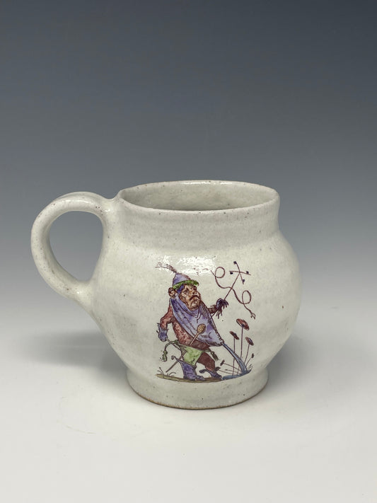 Blue & Purple Bear Hoggle Drummer mug