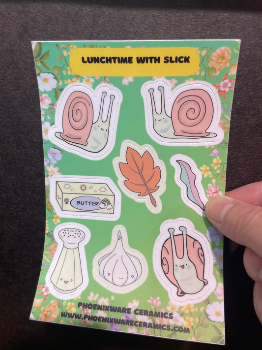 Lunchtime with Slick Sticker Sheet