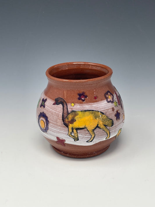 Goose-Wolf Brown Collage Tasting Cup