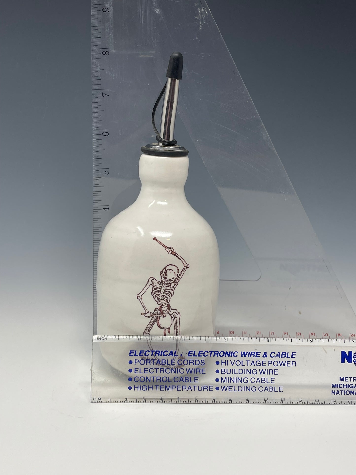 Blue & Green Drummer Oil bottle