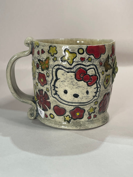 H3llow Kittie in Red Mug