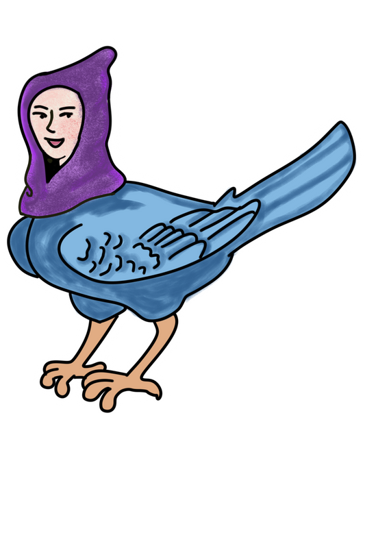 Purple Hooded Harpy Sticker
