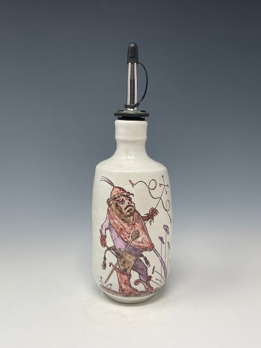 Purple & Red Brewer Bear Oil Bottle
