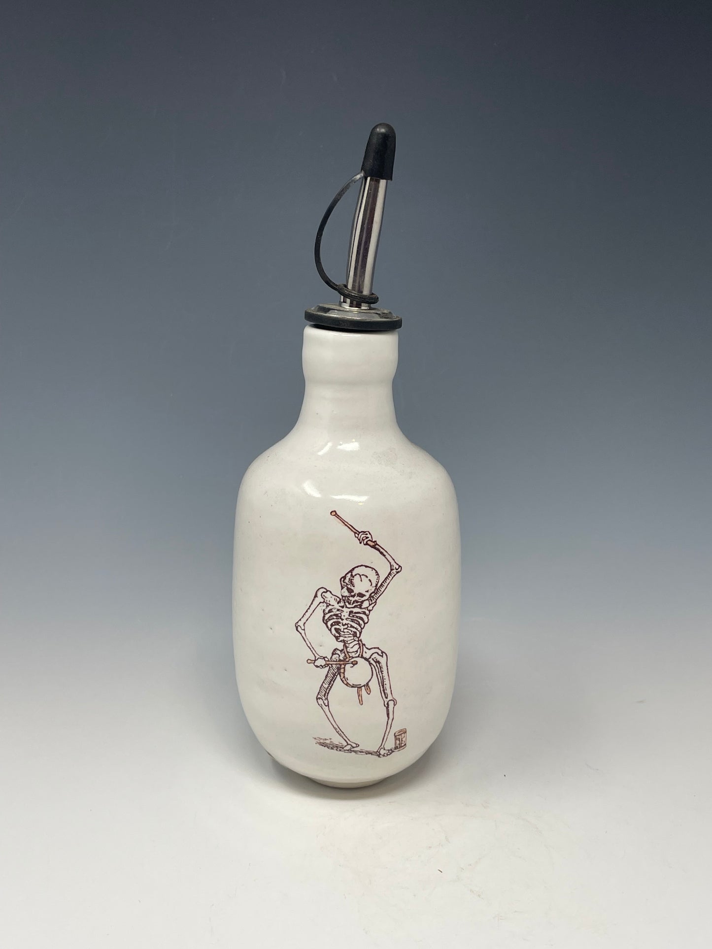 Purple & Red Bird Roost Oil Bottle
