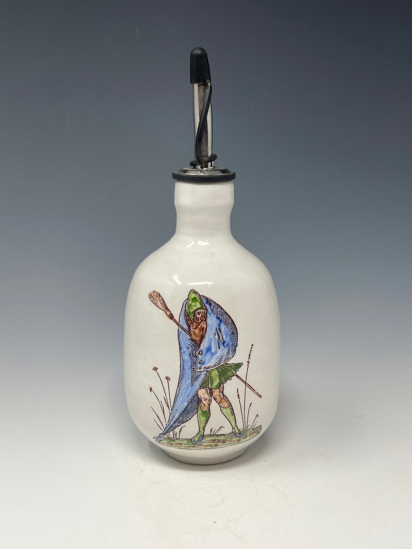 Blue Skin Wrap oil bottle