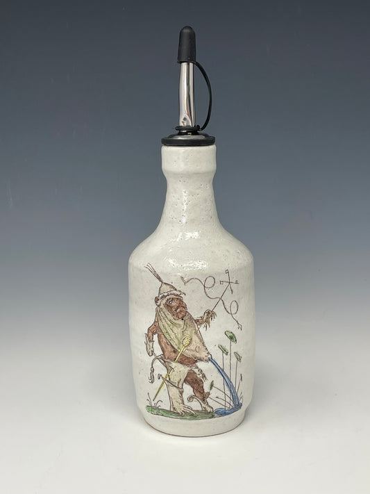 Brown Bear Brewer & Blue Bee Knight Oil Cruet