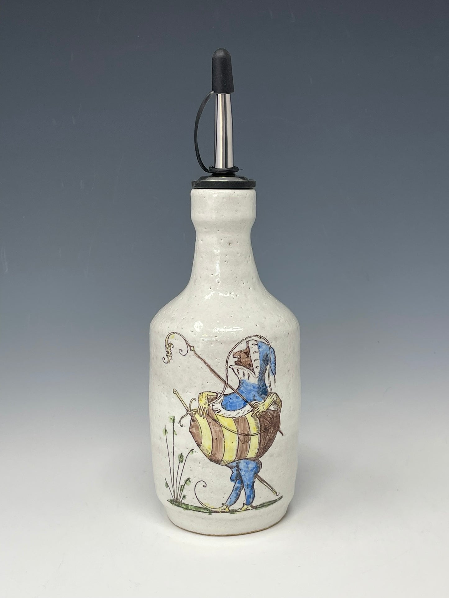 Brown Bear Brewer & Blue Bee Knight Oil Cruet