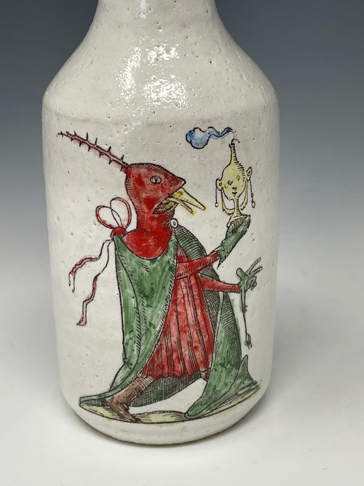 Bear Brewer in Red & Red-Green Wizard Oil Cruet