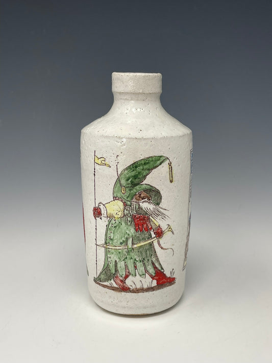 Saint George & Knights Bottle Vase