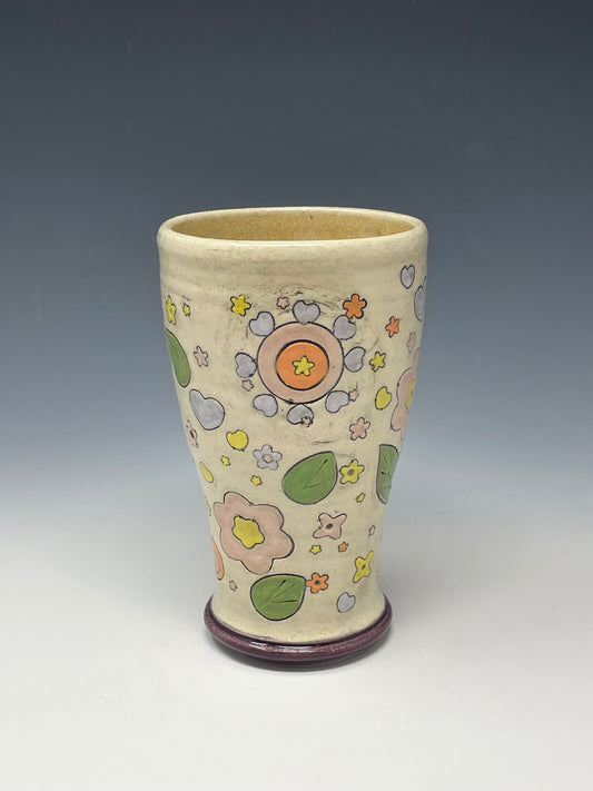 Pastel Flower Tumbler