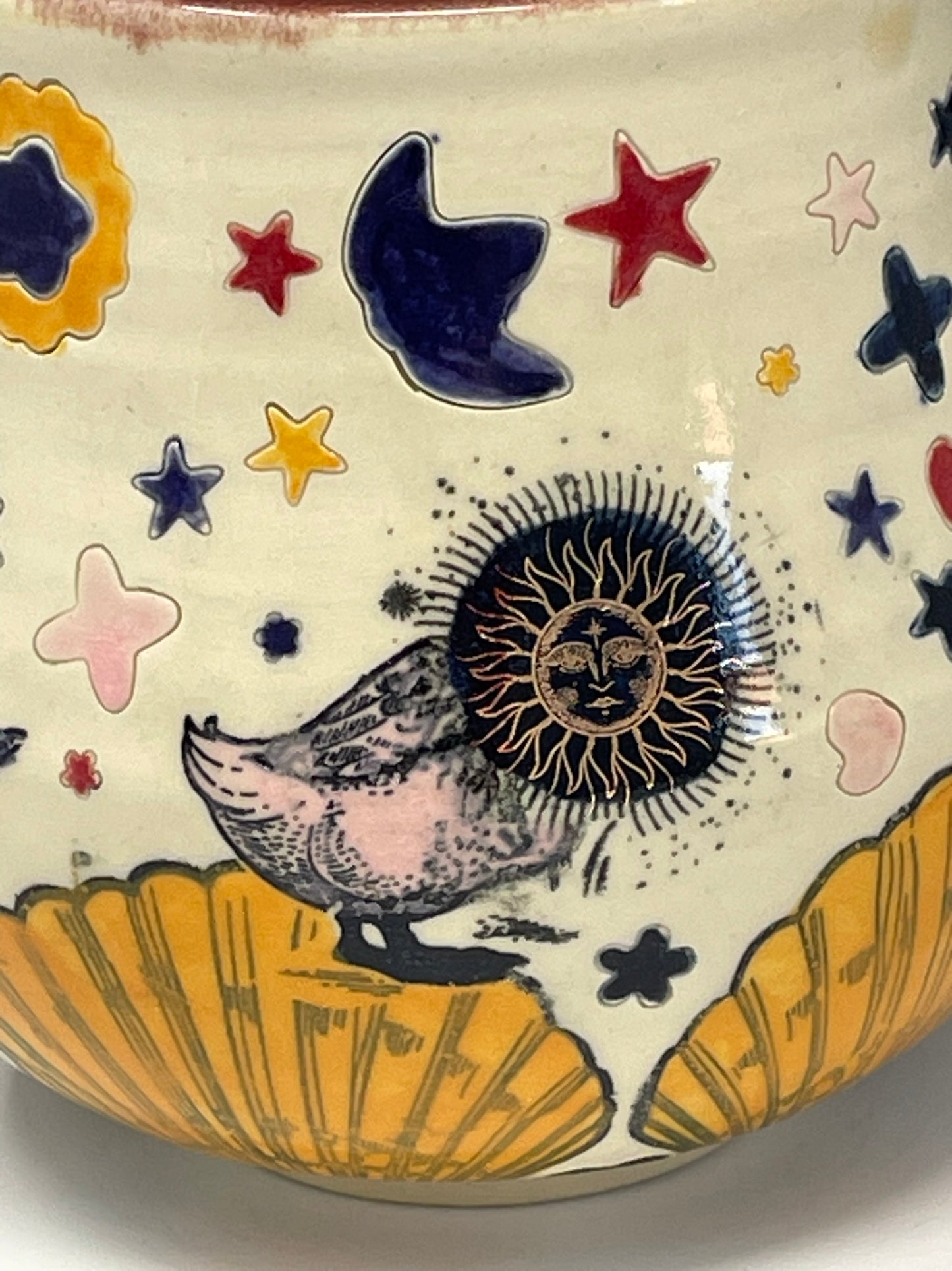 Crazy Shell Collage Animal Mug