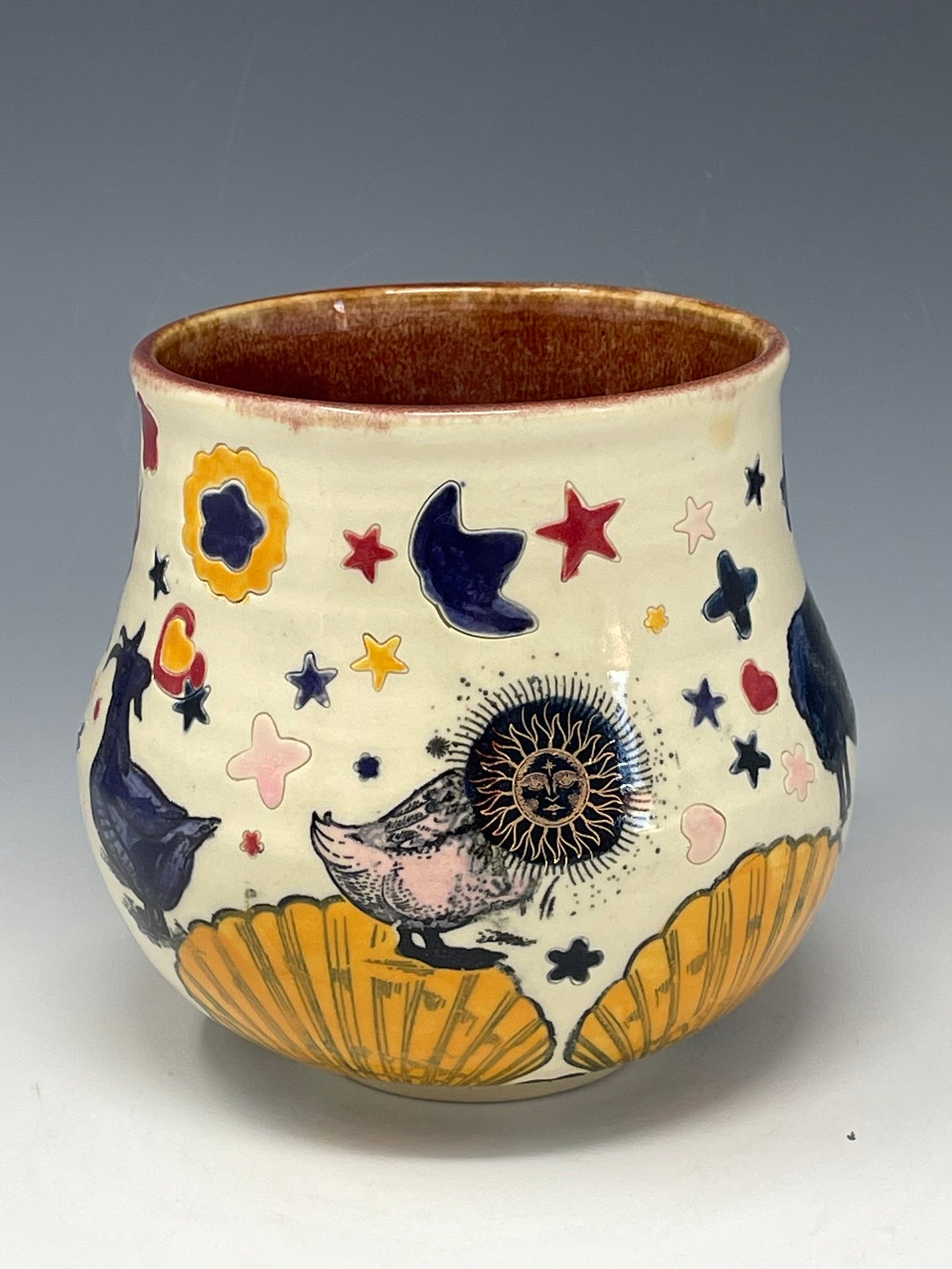 Crazy Shell Collage Animal Mug